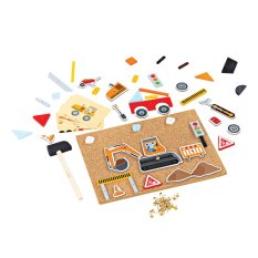 Bigjigs Toys Kreativt hamra-in spel transport