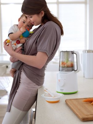 Philips AVENT Уред за пара и блендер 2 в 1 SCF870/20