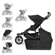 THULE Cochecito Urban Glide 3 Negro/Negro set XXL