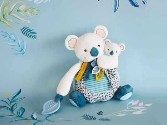 Doudou Zestaw prezentowy - koala Yoca z dzieckiem 25 cm