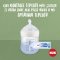 NUK For Nature Babyflasche mit Temperaturkontrolle, braun 150 ml