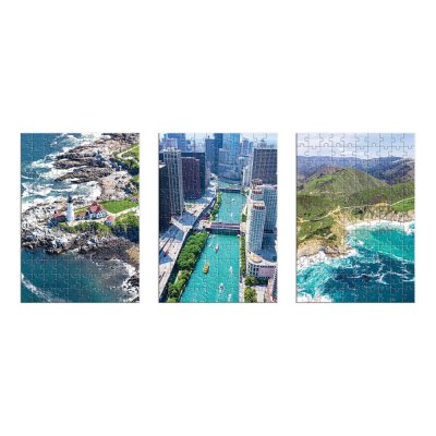 Puzzle Galison Vistas Aéreas dos EUA 3×120 peças