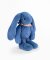 Doudou Lapin en peluche avec foulard bleu 35 cm