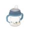 CANPOL BABIES Kubek silikonowy do picia FirstCup Bonjour Paris 150ml niebieski