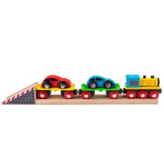 Bigjigs Rail Comboio de Carga com Carros e Carris