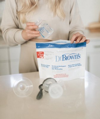 Kieszenie DR.BROWN'S do sterylizacji w kuchence mikrofalowej 5 szt