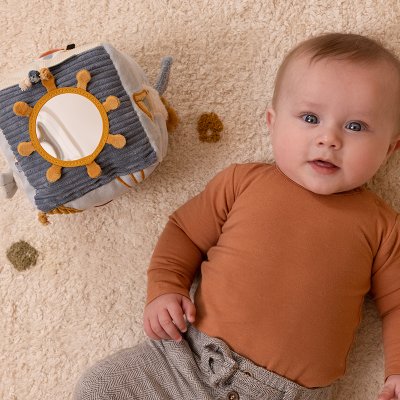 LITTLE DUTCH Kostka plyšová Námořnický záliv
