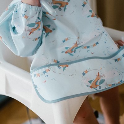 BABYONO Long Sleeve Bib Plane 74x36 cm, 6m-2y