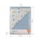 BABYONO Handtuch mit Kapuze Frottee blau 100x100 cm
