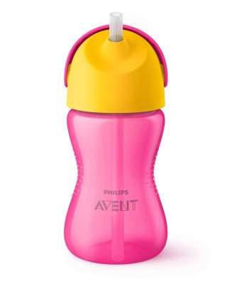 Philips AVENT Cana cu pai flexibil 300 ml fetita