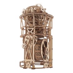 Ugears 3D trähus mekaniskt pussel Urverk med tourbillon