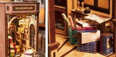 Puzzle 3D RoboTime Serre-livres Miniature Maison Librairie