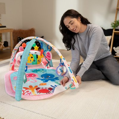 BABY EINSTEIN Spieldecke mit Aktivitäten 4-in-1 Kickin' Tunes™ Jellyfish Jamboree™ 0m+