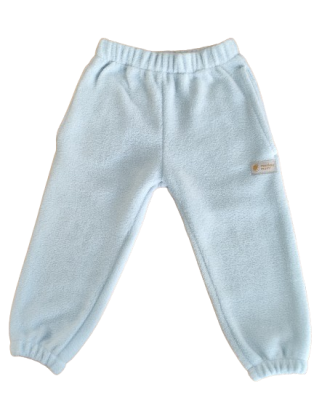 Monkey Mum® Fleece joggingbroek - Lichtblauw