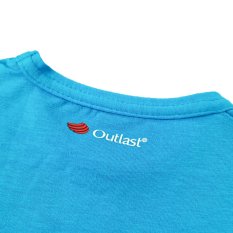 T-Shirt dünn KR Outlast® - azurblau