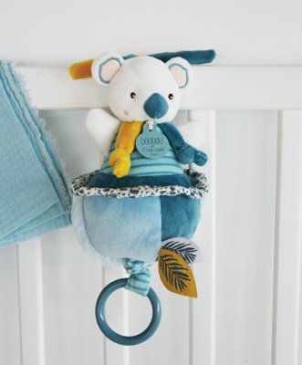 Set cadou Doudou - Koala de pluș care cântă o melodie, 20 cm