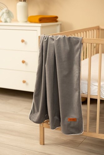 SENSILLO Blanket Gray 75x100 cm