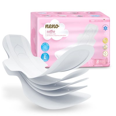 NENO Wochenbett-Einlagen mit Flügeln Soffio 8 Stk.