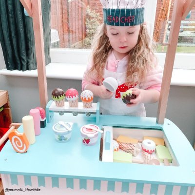 Bigjigs Toys Voziček s sladoledom