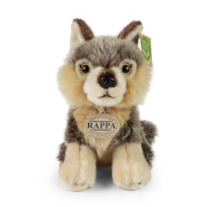 Rappa Loup en peluche assis 18 cm ECO-FRIENDLY