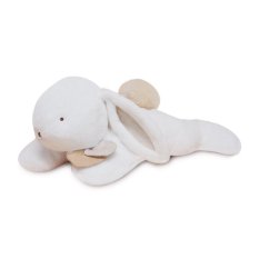 Doudou Pluszowy królik z beżowym pomponem 65 cm