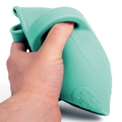 Bigjigs Toys Stropitoare din silicon verde Eggshell