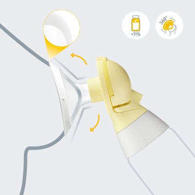 MEDELA 2x Extensão de peito PersonalFit Flex™ - S (21 mm)