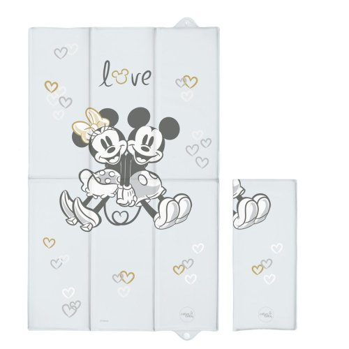 CEBA Pad de infasat de calatorie (50x80) Disney Minnie & Mickey Gray