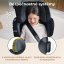 KINDERKRAFT SELECT Стол за кола i-Size XPAND 2 i-Size 100-150 см Graphite Black, Premium
