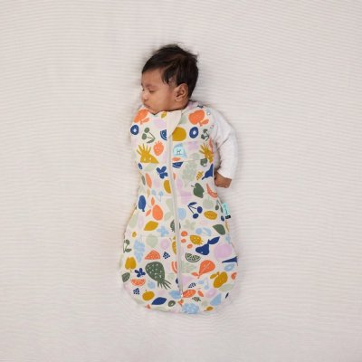 ERGOPOUCH Otulacz i śpiworek 2w1 Cocoon Fruit Salad 3-6 m, 6-8 kg, 2,5 tog
