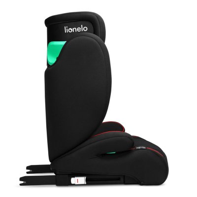 LIONELO Bilbarnstol Hugo i-Size (100-150 cm) Sporty Black Red
