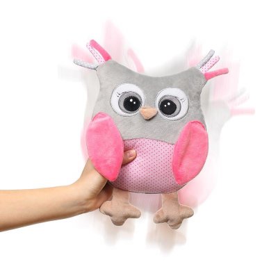 BABYONO Pluszowa Sowa Sofia różowa