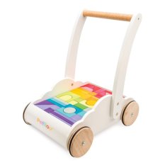 Le Toy Van Petilou Voziček s pisanimi kockami