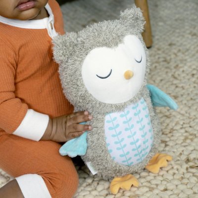 INGENUITY Hibou musical Nally™ en peluche avec Bluetooth 0 mois+