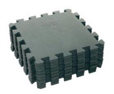 BABYDAN Play mat Puzzle Dusty Gray 90x90 cm