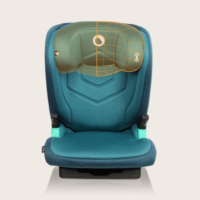 LIONELO Bilbarnstol Neal i-Size (100-150 cm) Green Turquoise