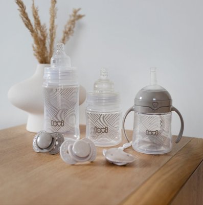 LOVI Pierwszy kubek ze słomką i wagą Harmony 150 ml