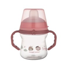 CANPOL BABIES Gobelet en silicone FirstCup Bonjour Paris 150ml rose