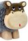2Kids Toys Drewniana figurka XL pompon Hipopotam