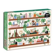 Puzzle Galison Étagère avec plantes 1000 pièces