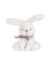 Doudou Pluszowy króliczek z chustką 12 cm