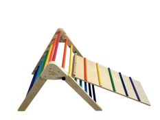 2Kids Toys Triangolo Pikler con tavola arcobaleno