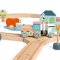 Circuito de Tren de Madera en el Bosque Bigjigs Toys