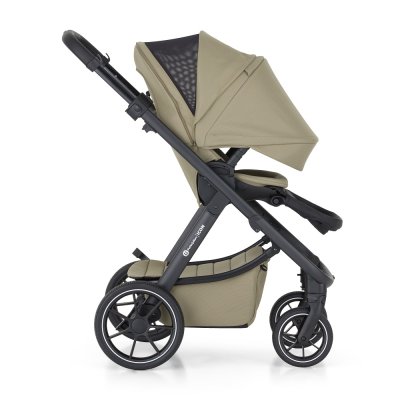 PETITE&MARS Kočárek kombinovaný ICON 2v1 Mossy Green LITE RWS + Core Pro i-Size Black Grey + Báze