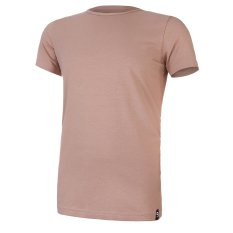 Herren T-Shirt KR dünner U-Ausschnitt Outlast® - Haselnuss