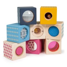 Bigjigs Toys Érzékszervi kockák