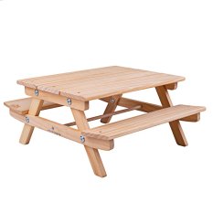 Bigjigs Toys Drewniana ławka piknikowa dla lalek