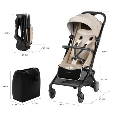 KINDERKRAFT SELECT Silla de paseo Pilot 2 Beige