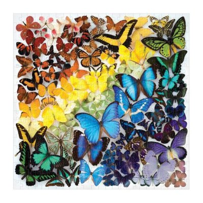 Galison Puzzle Regenbogen Schmetterlinge 500 Teile