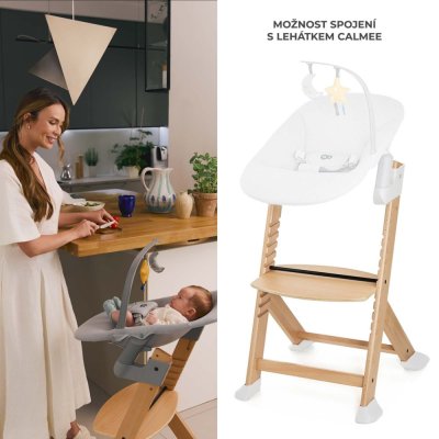 KINDERKRAFT Hochstuhl Enock Black